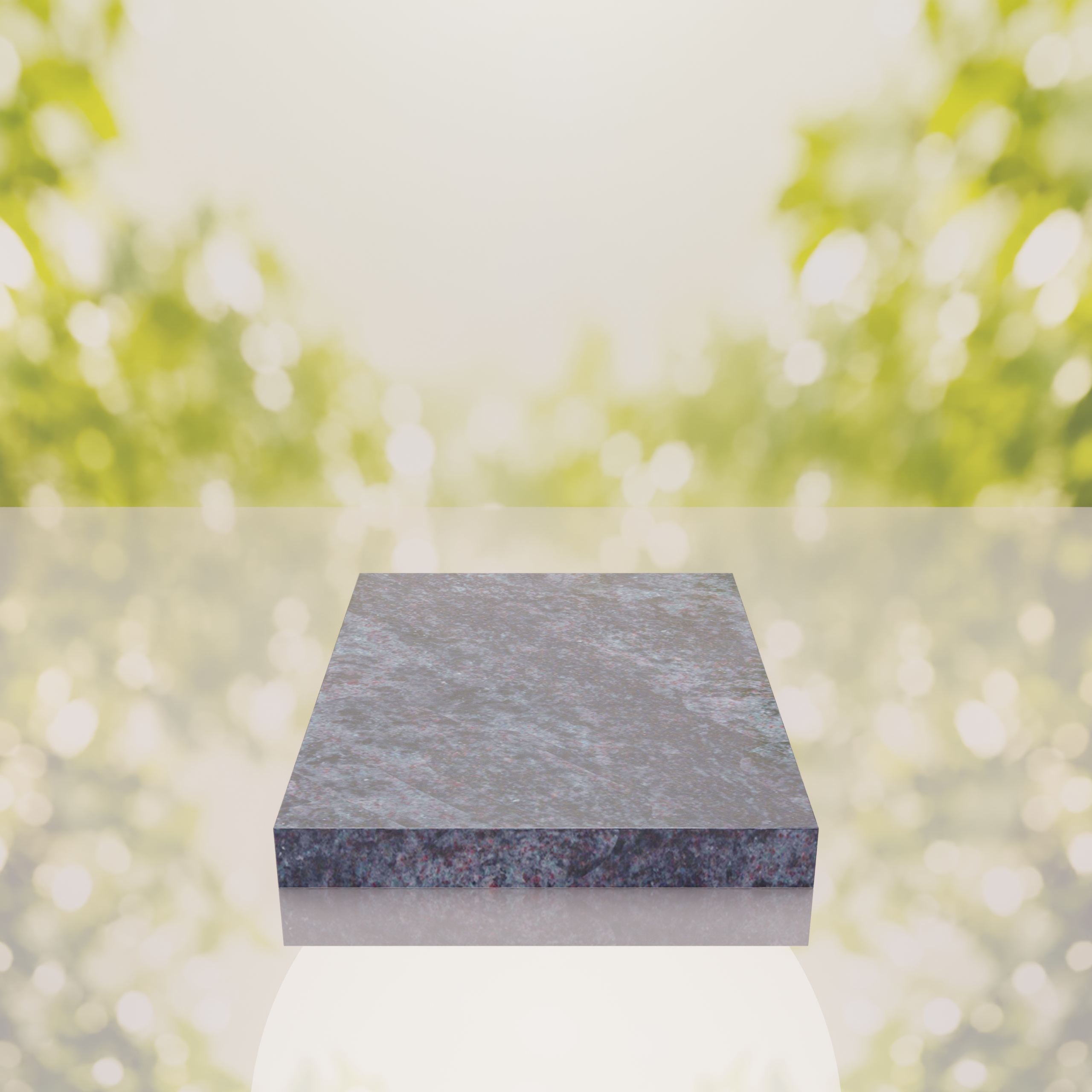 Classic Polished Half Ledger Granite Memorial thumbnail 8