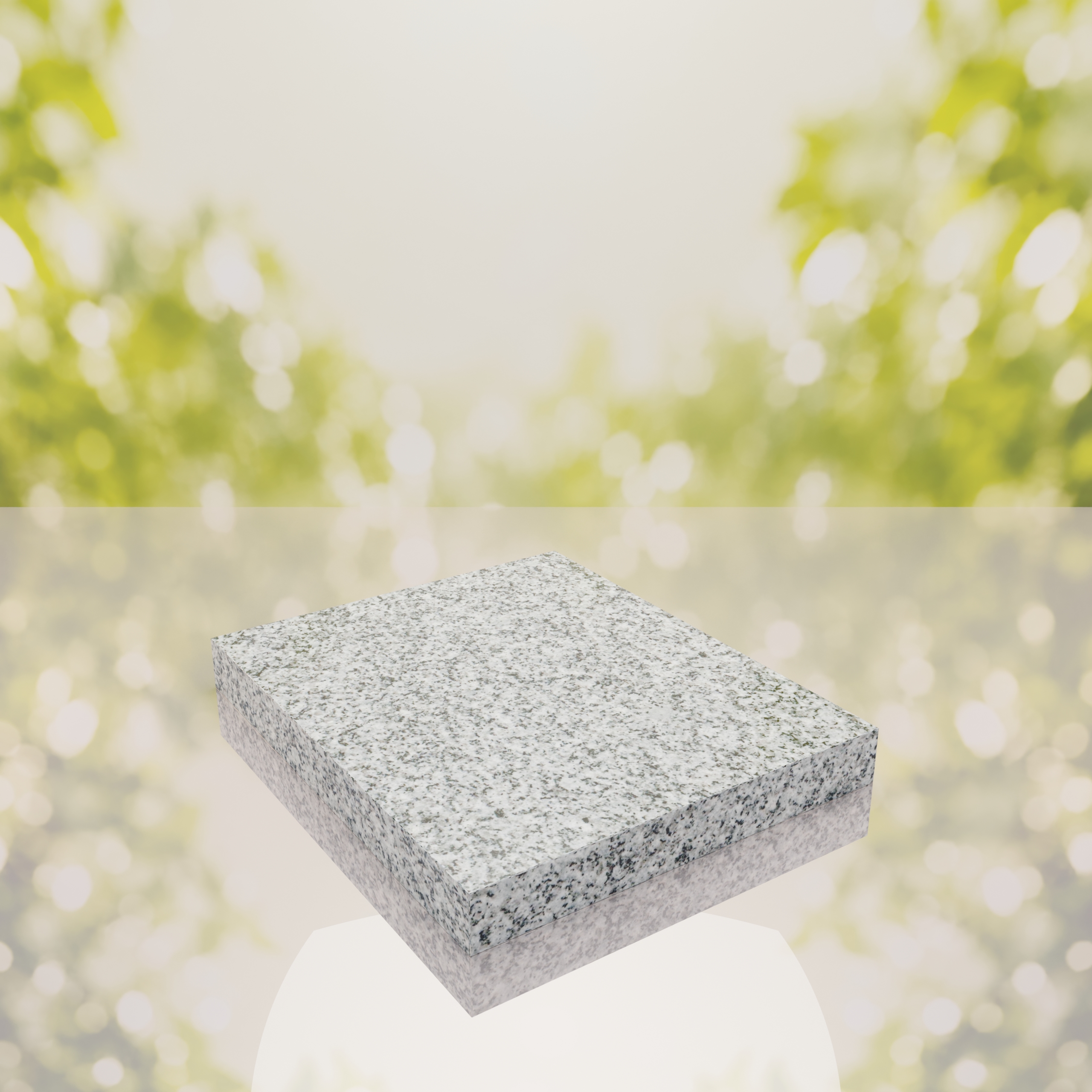 Classic Polished Half Ledger Granite Memorial thumbnail 3