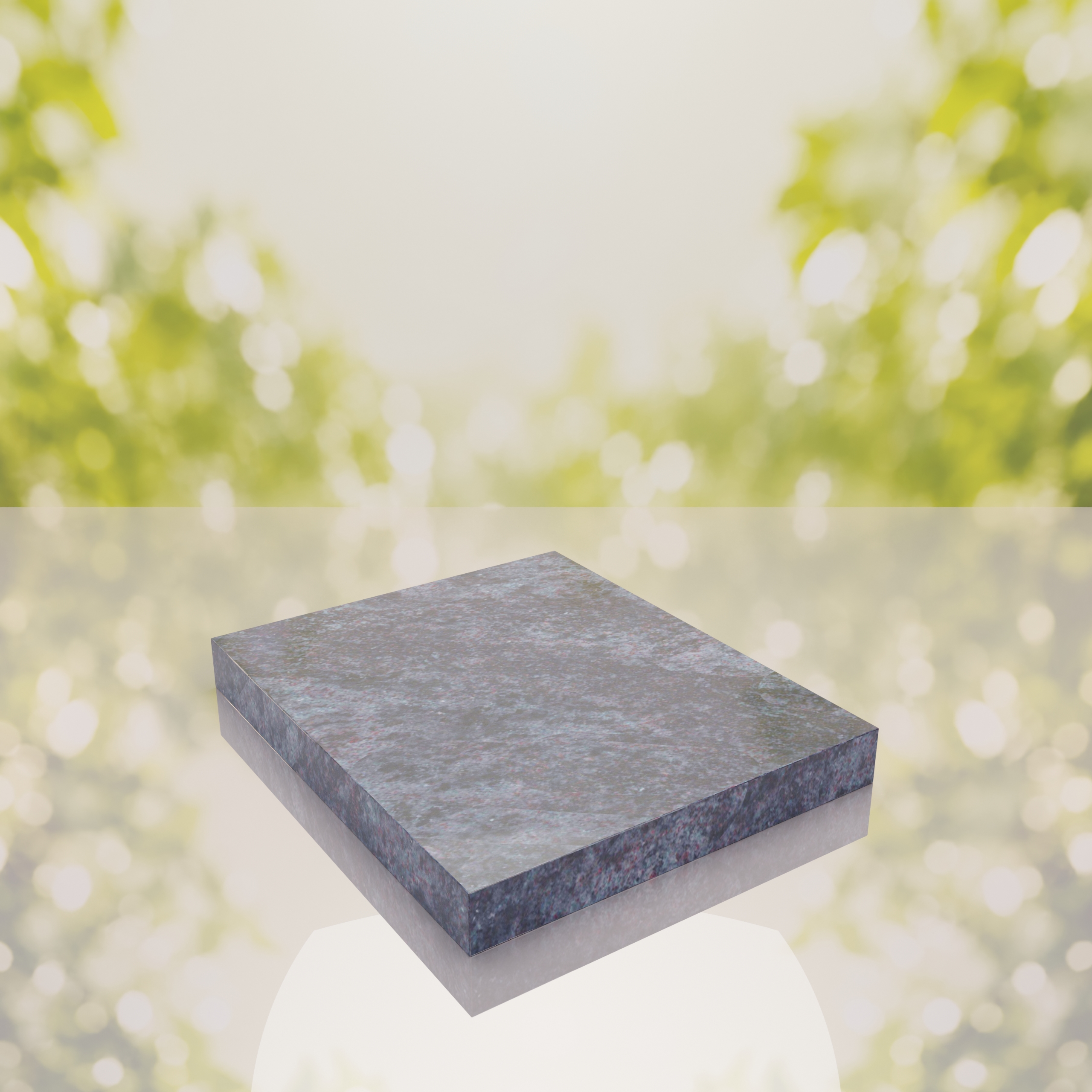 Classic Polished Half Ledger Granite Memorial thumbnail 7