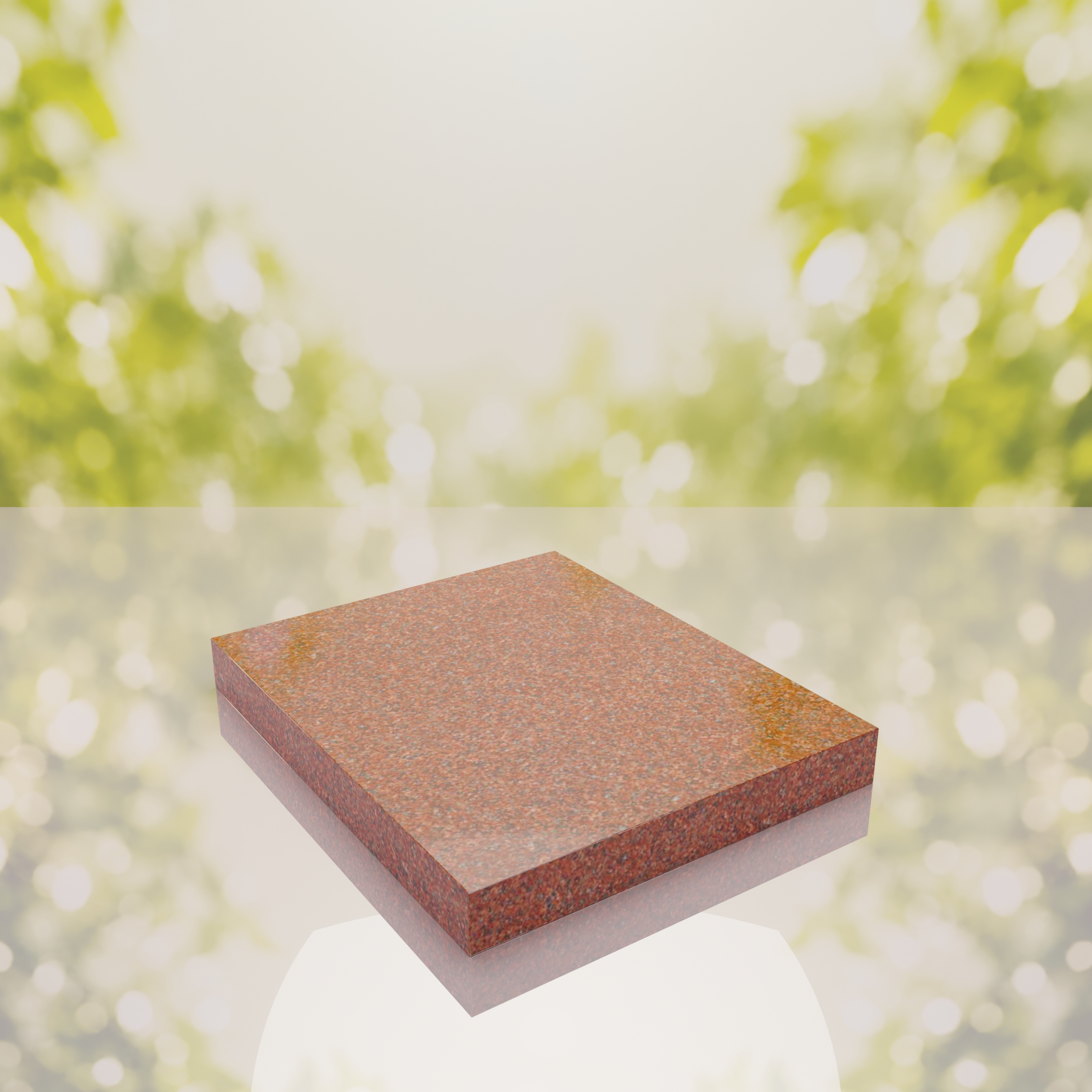 Classic Polished Half Ledger Granite Memorial thumbnail 11