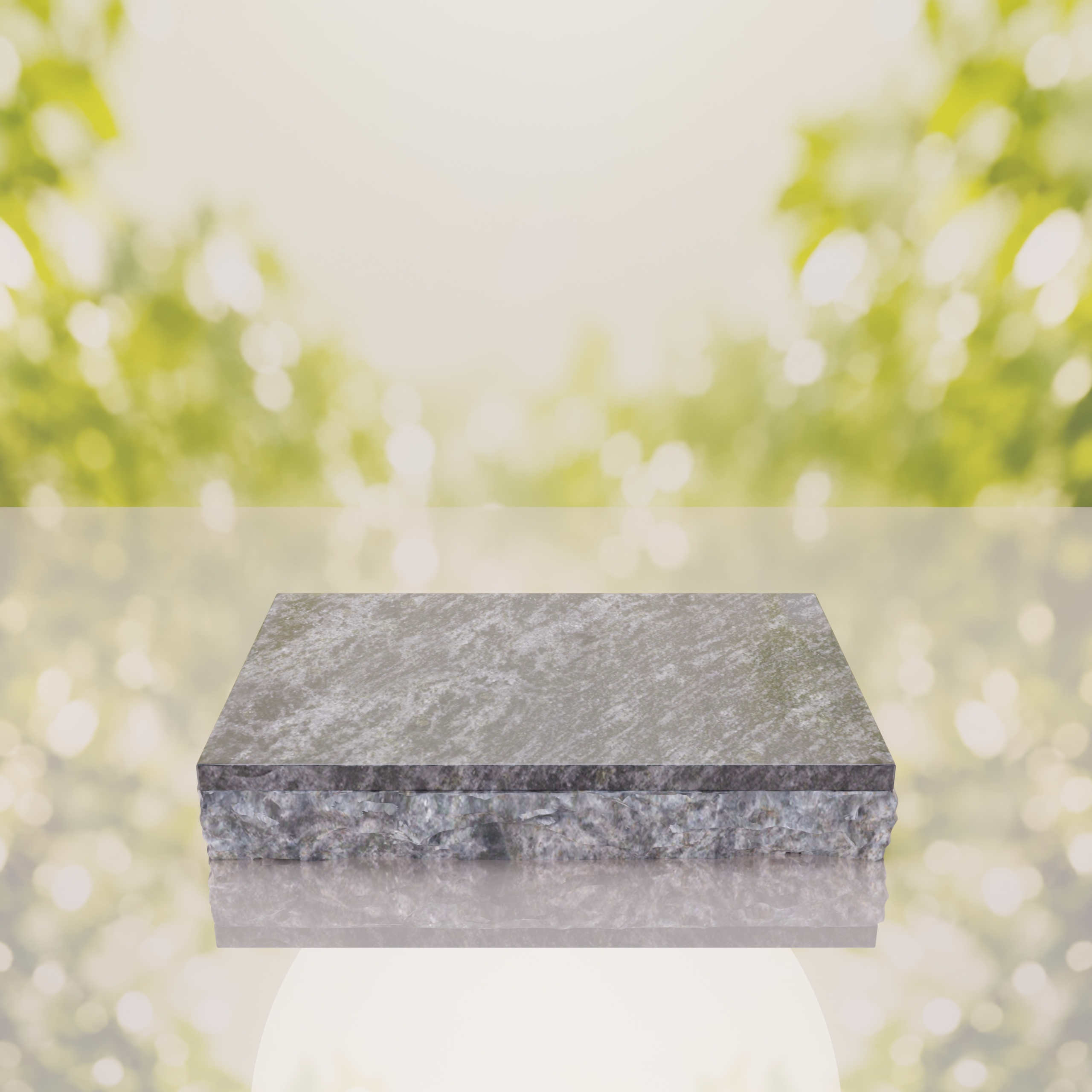 Rock Edge Flat Granite Grave Marker thumbnail 10