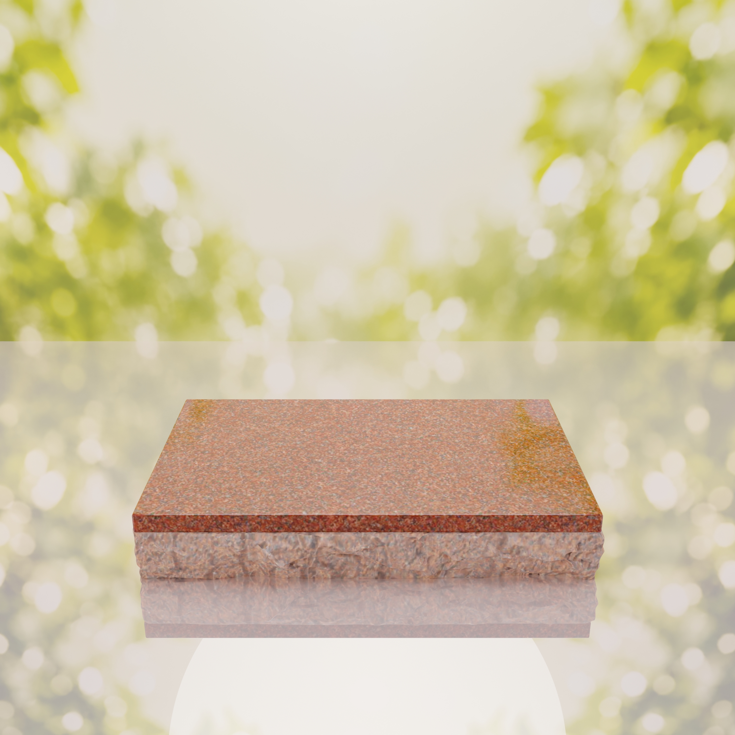 Rock Edge Flat Granite Grave Marker thumbnail 12