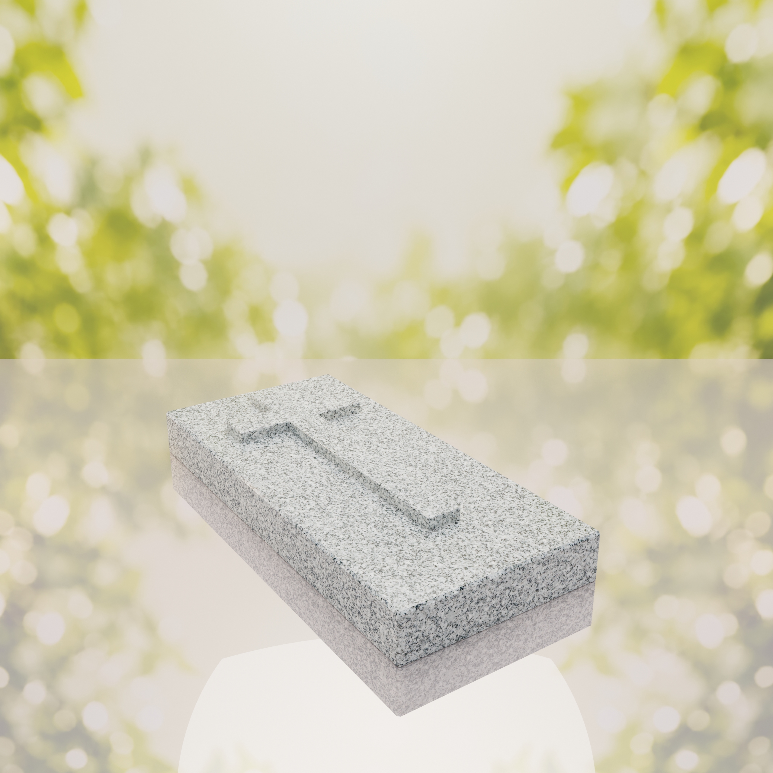Cross Relief Granite Ledger Memorial thumbnail 5