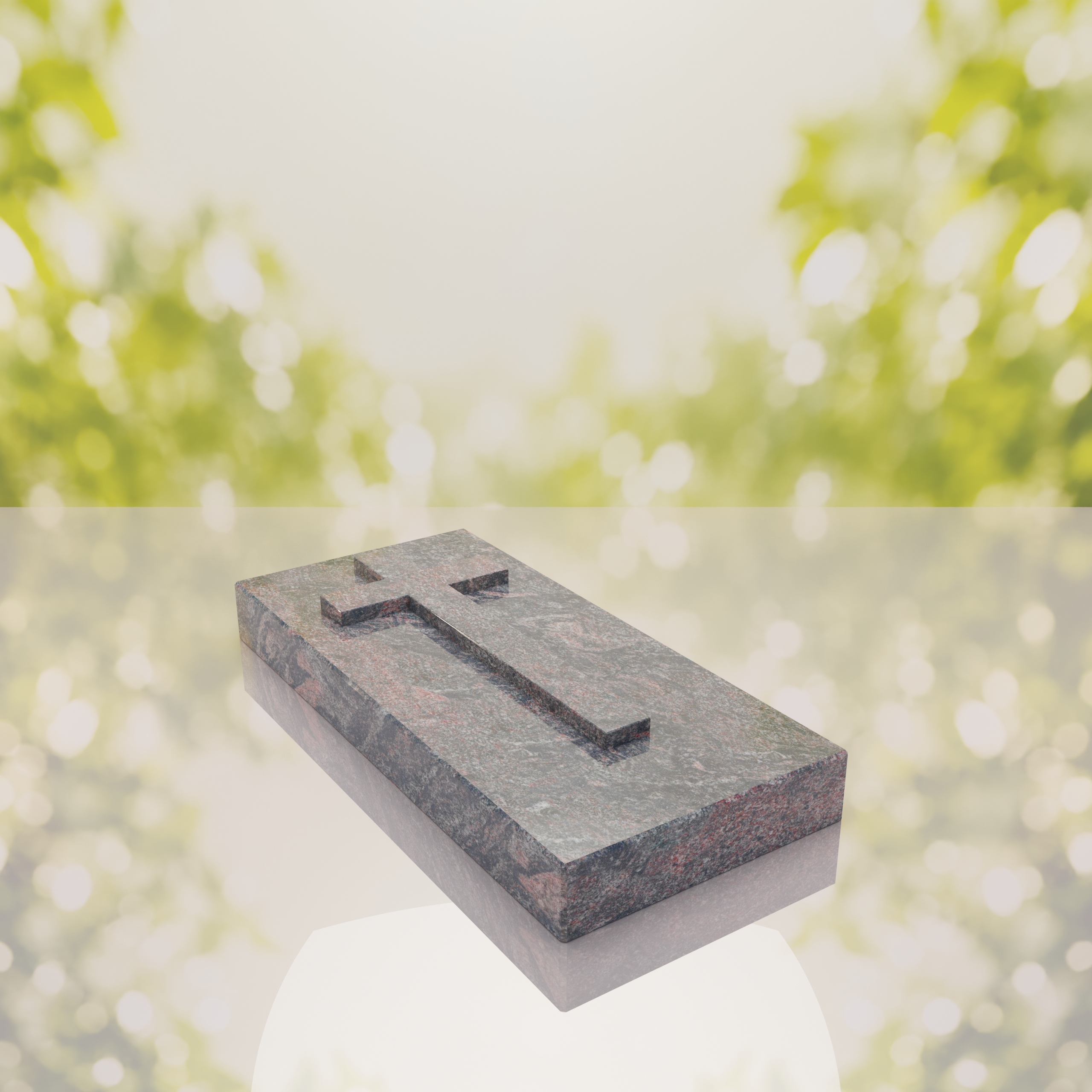 Cross Relief Granite Ledger Memorial thumbnail 7