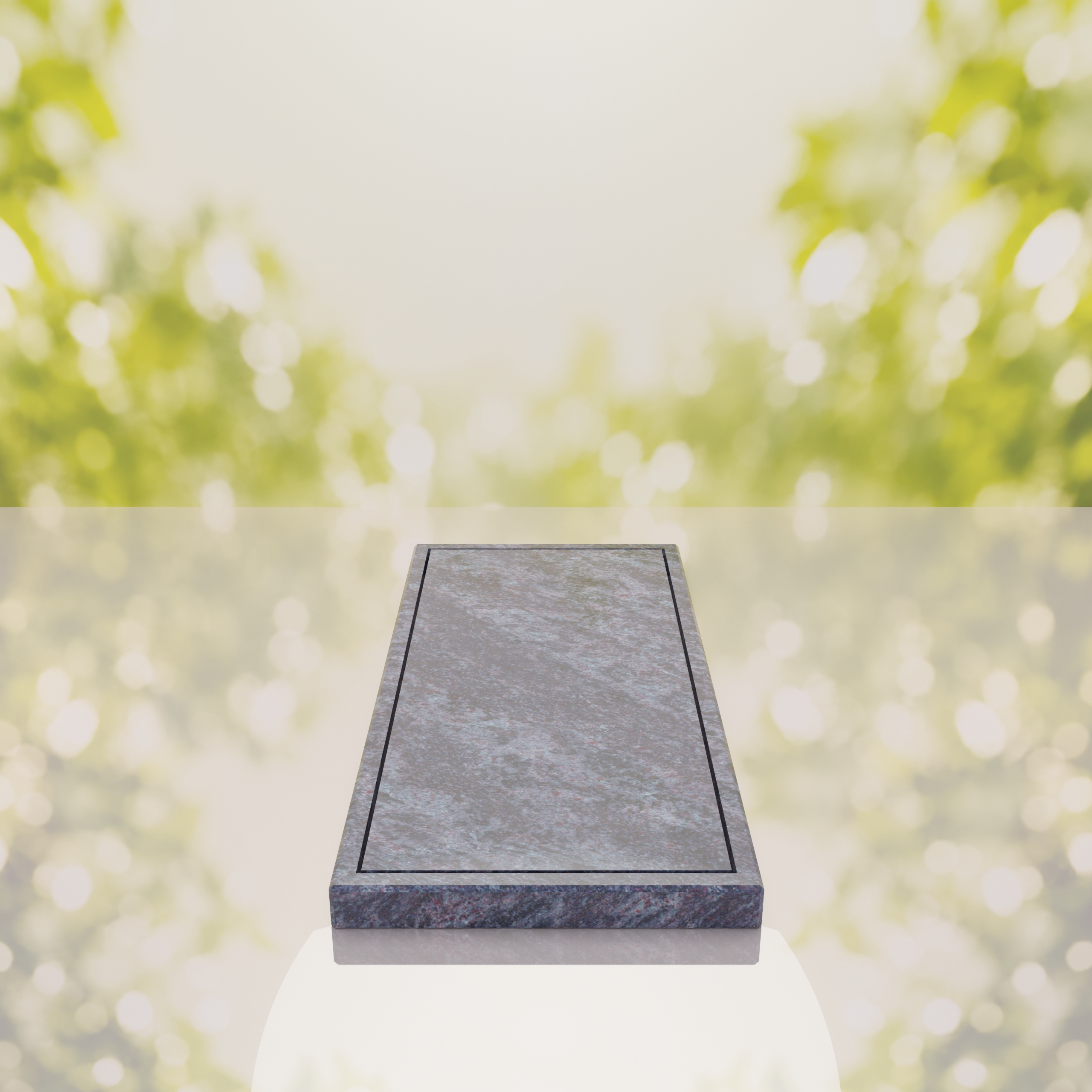 Classic Border Granite Ledger Memorial thumbnail 8