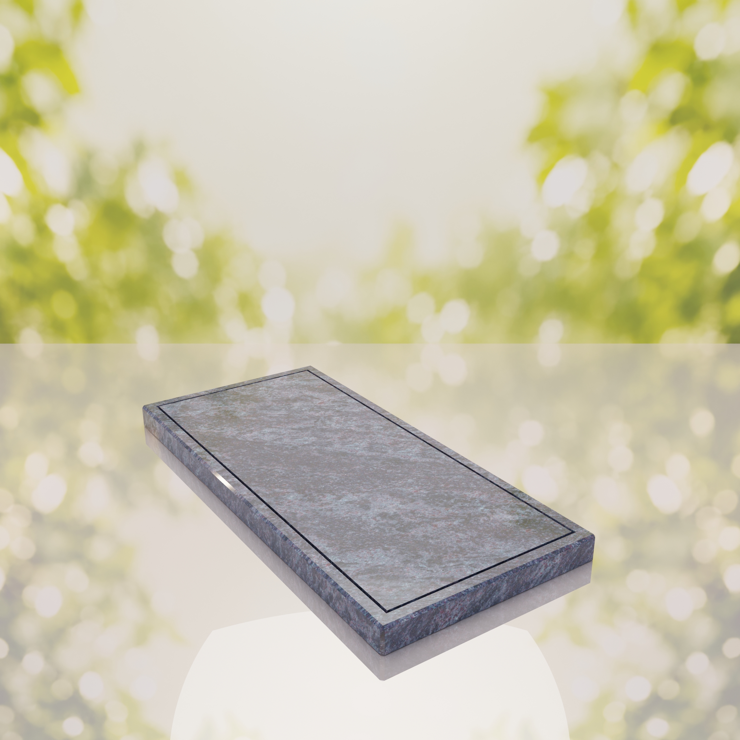 Classic Border Granite Ledger Memorial thumbnail 7