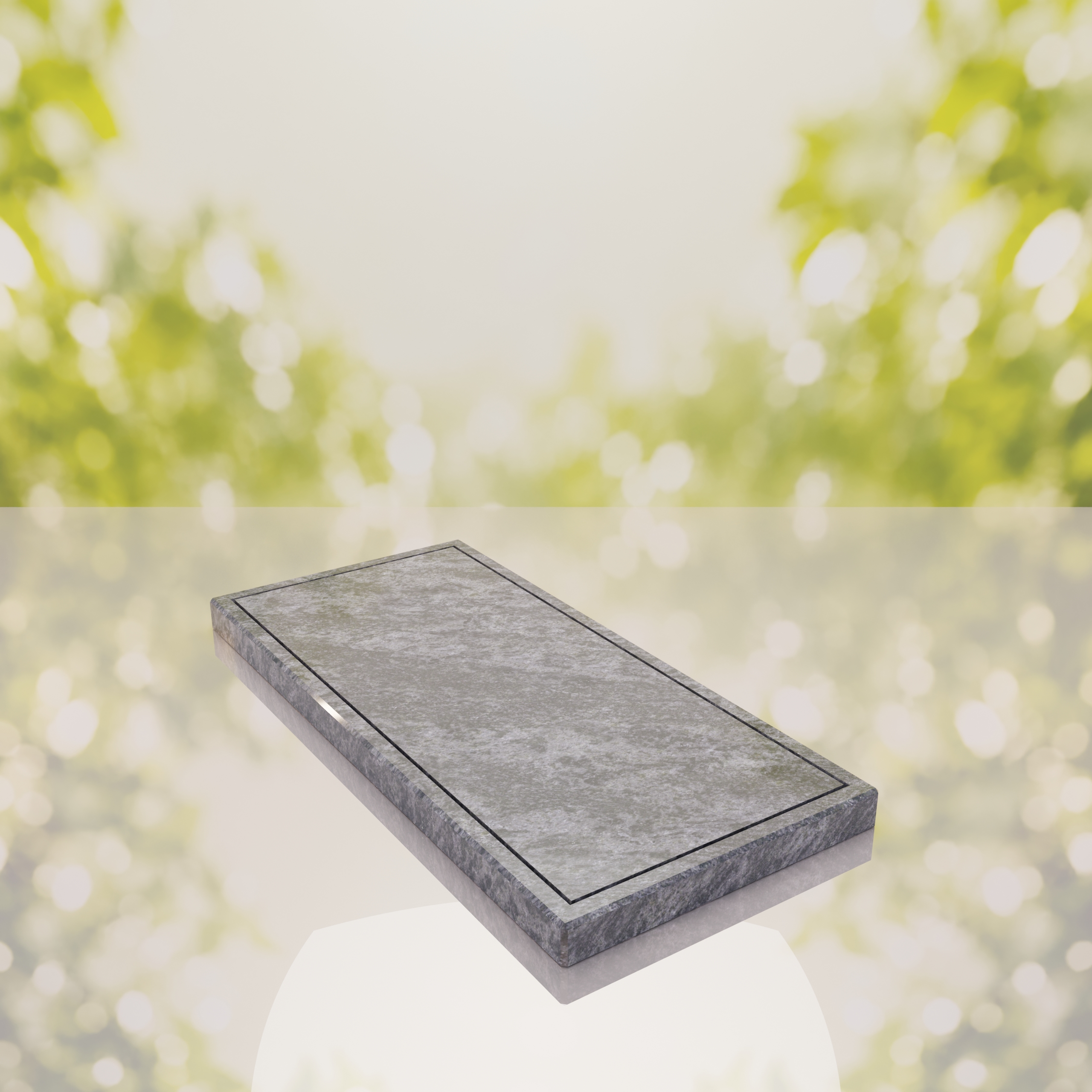 Classic Border Granite Ledger Memorial thumbnail 9