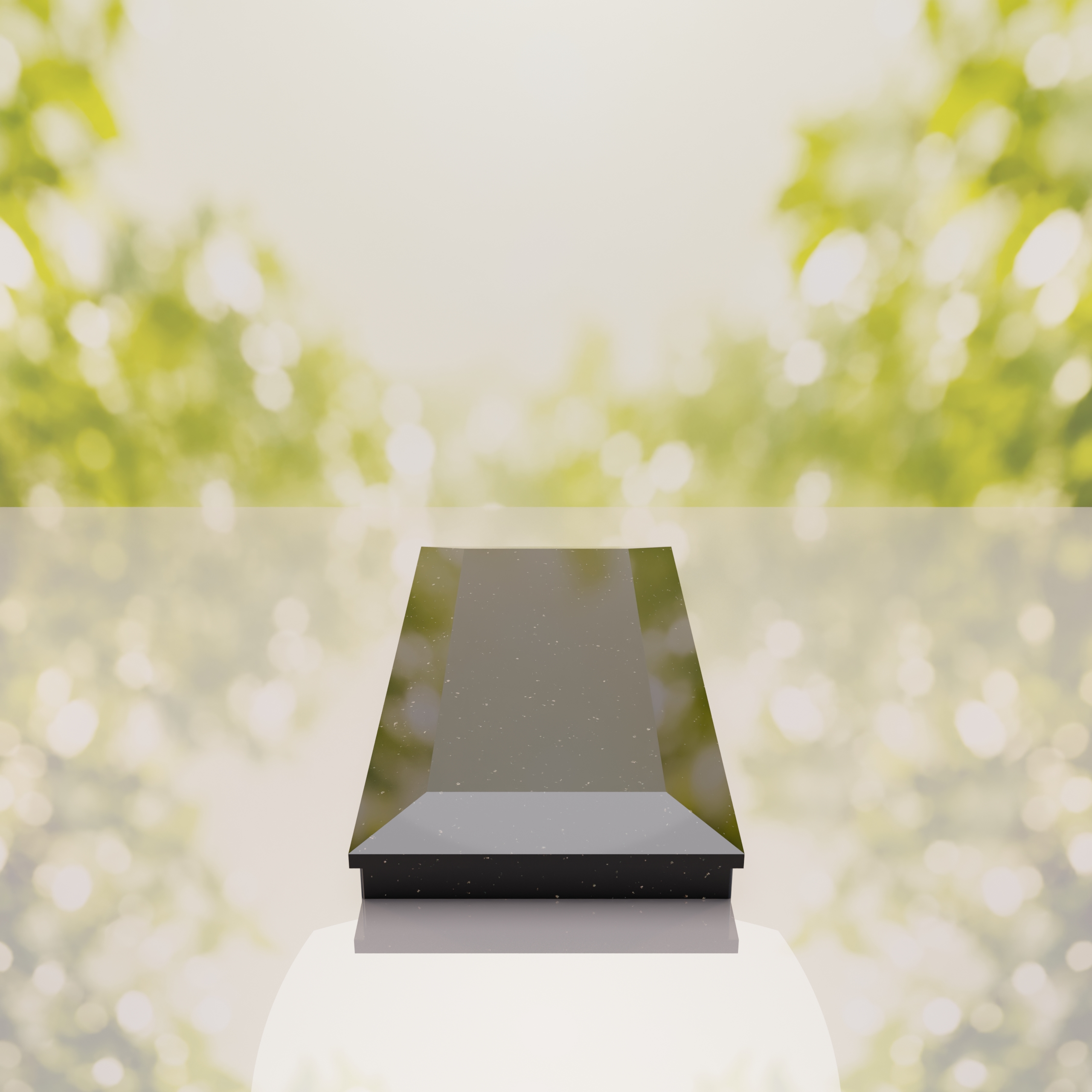 Beveled Top Granite Ledger Memorial thumbnail 2