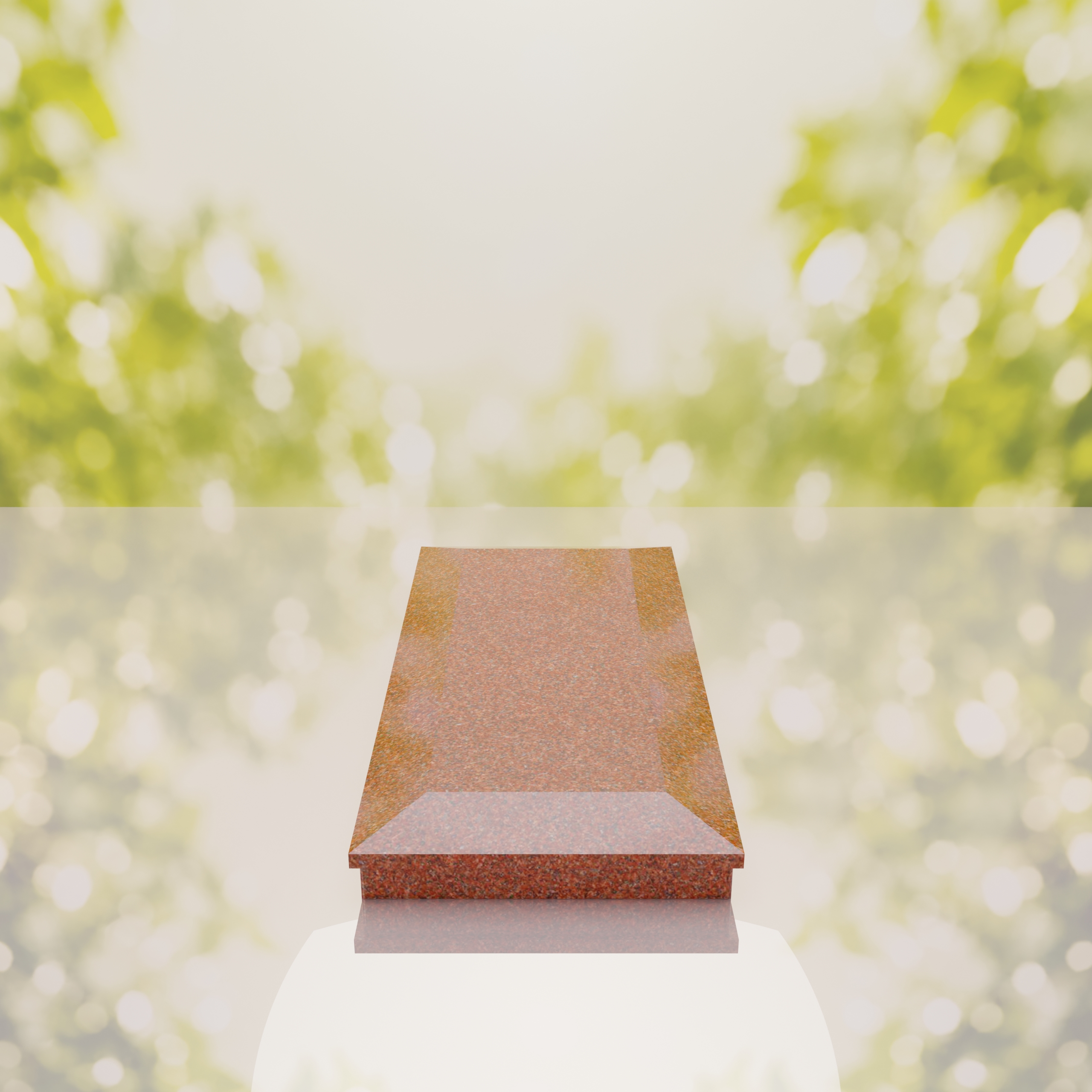 Beveled Top Granite Ledger Memorial thumbnail 12