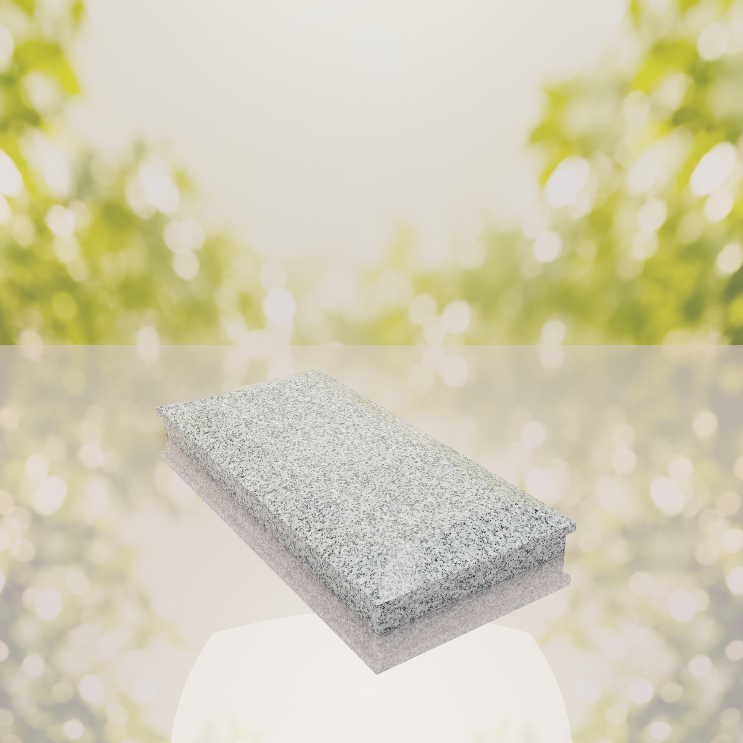 Beveled Top Granite Ledger Memorial thumbnail 3