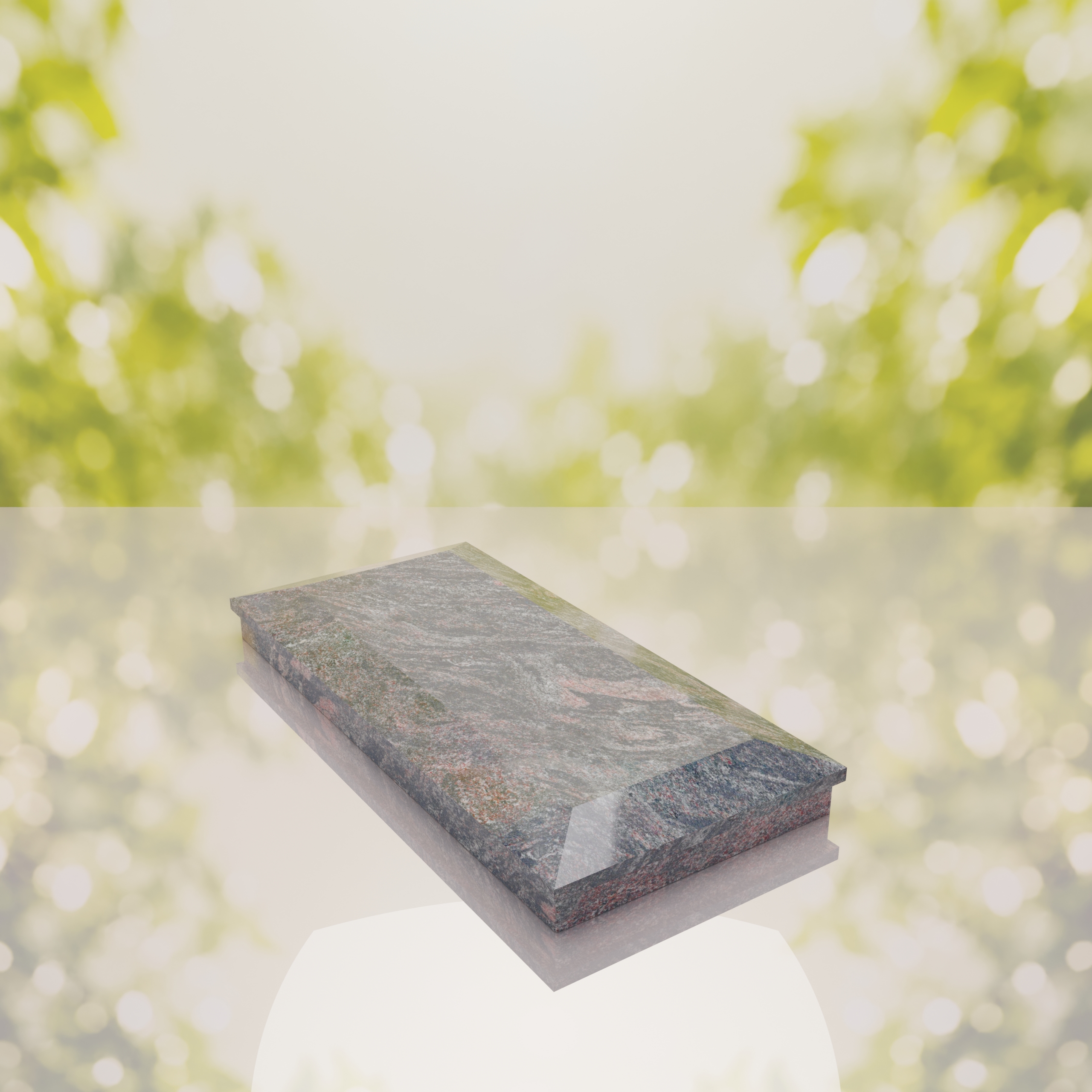 Beveled Top Granite Ledger Memorial thumbnail 5