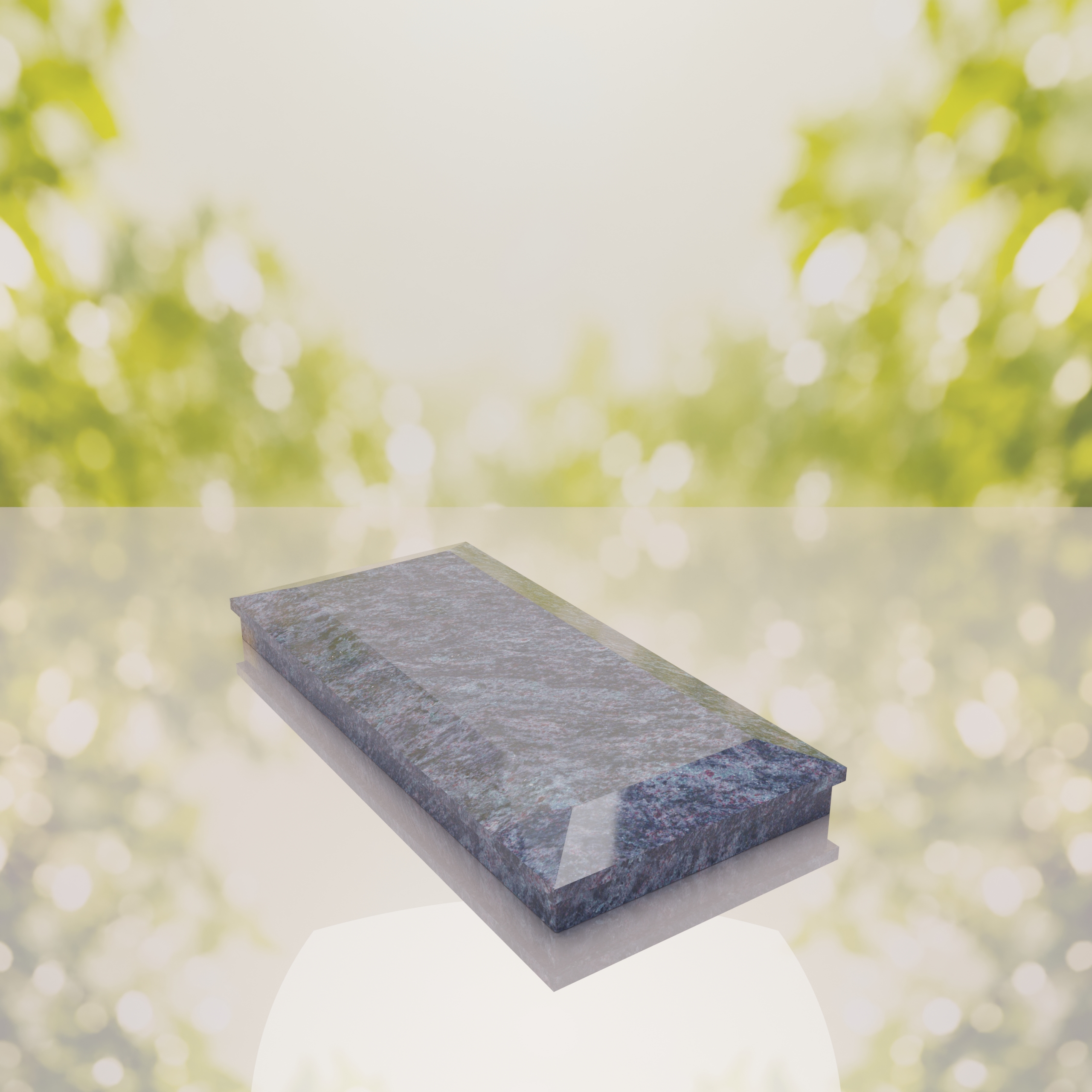 Beveled Top Granite Ledger Memorial thumbnail 7