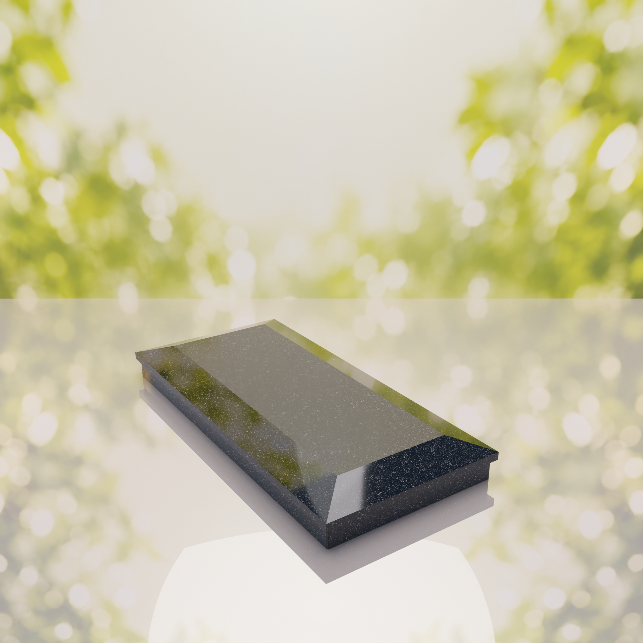 Beveled Top Granite Ledger Memorial thumbnail 13