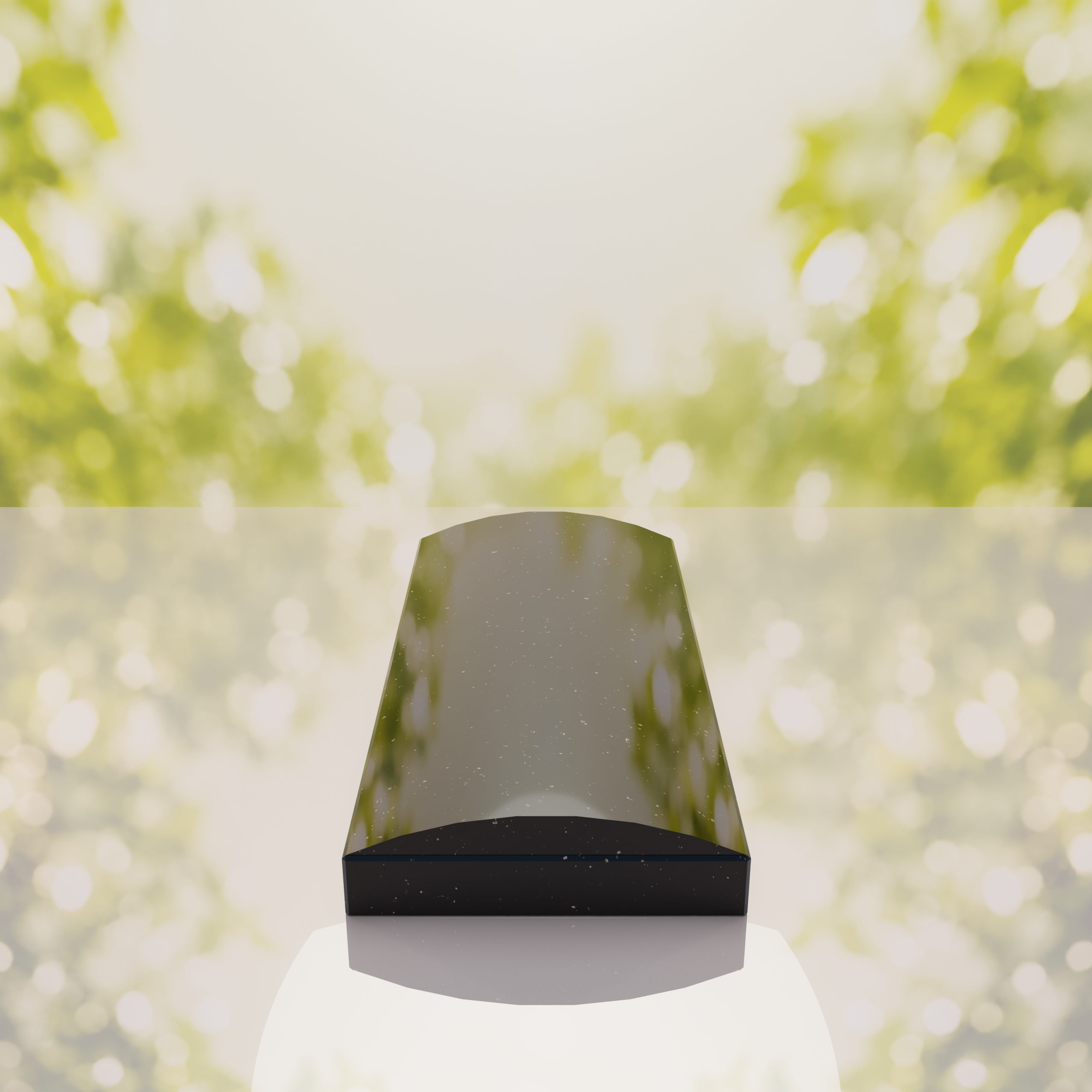 Arched Top Granite Ledger Memorial thumbnail 4