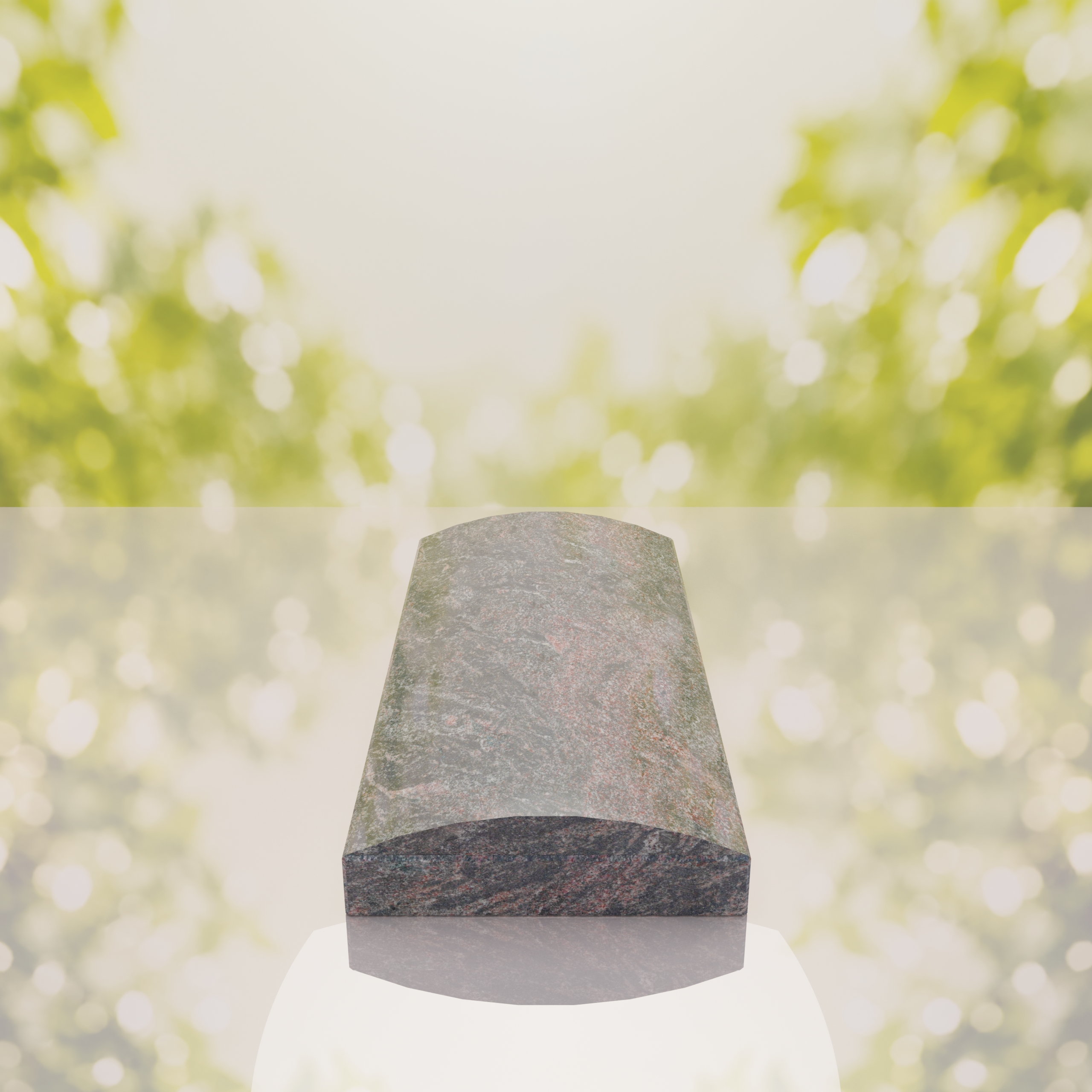 Arched Top Granite Ledger Memorial thumbnail 8