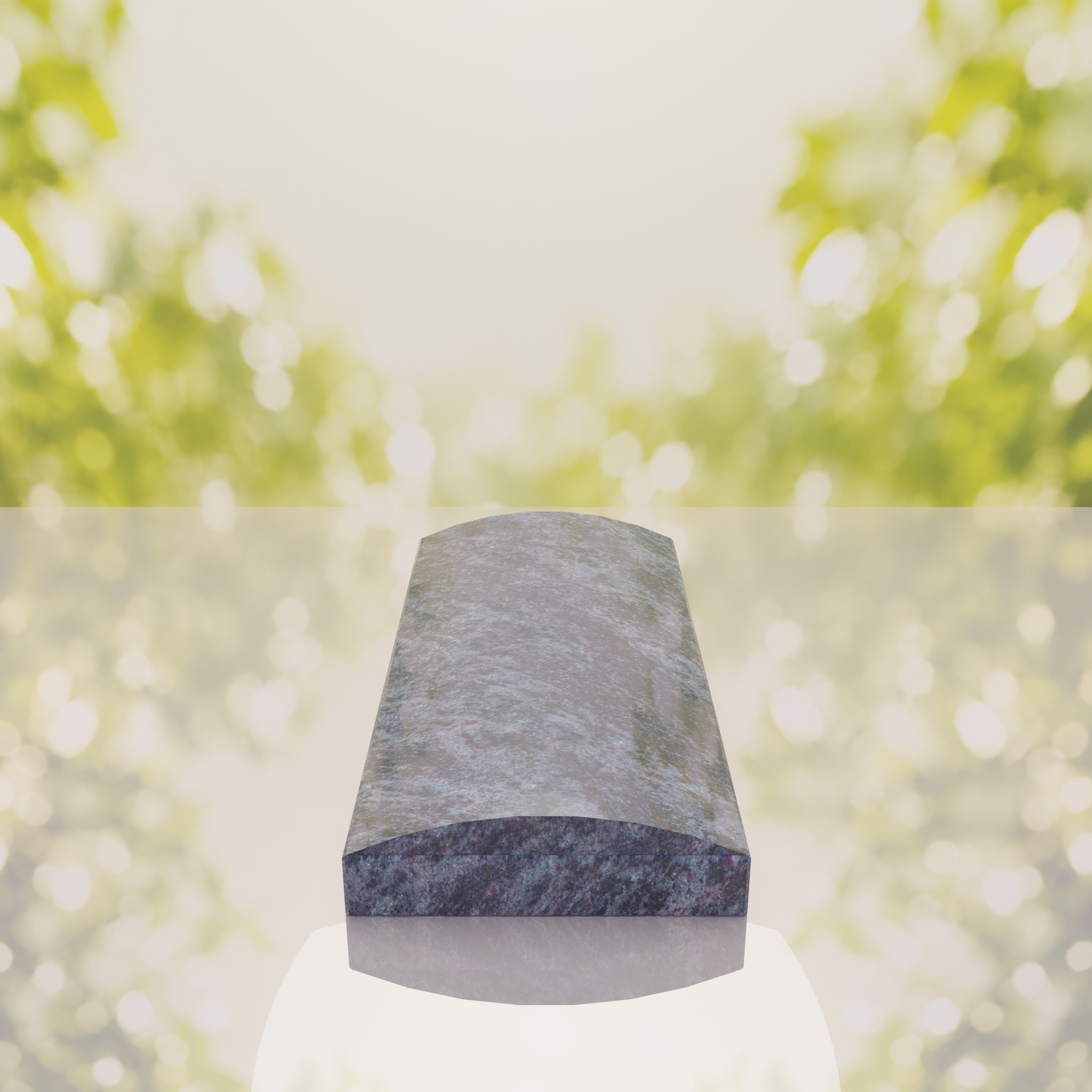 Arched Top Granite Ledger Memorial thumbnail 2