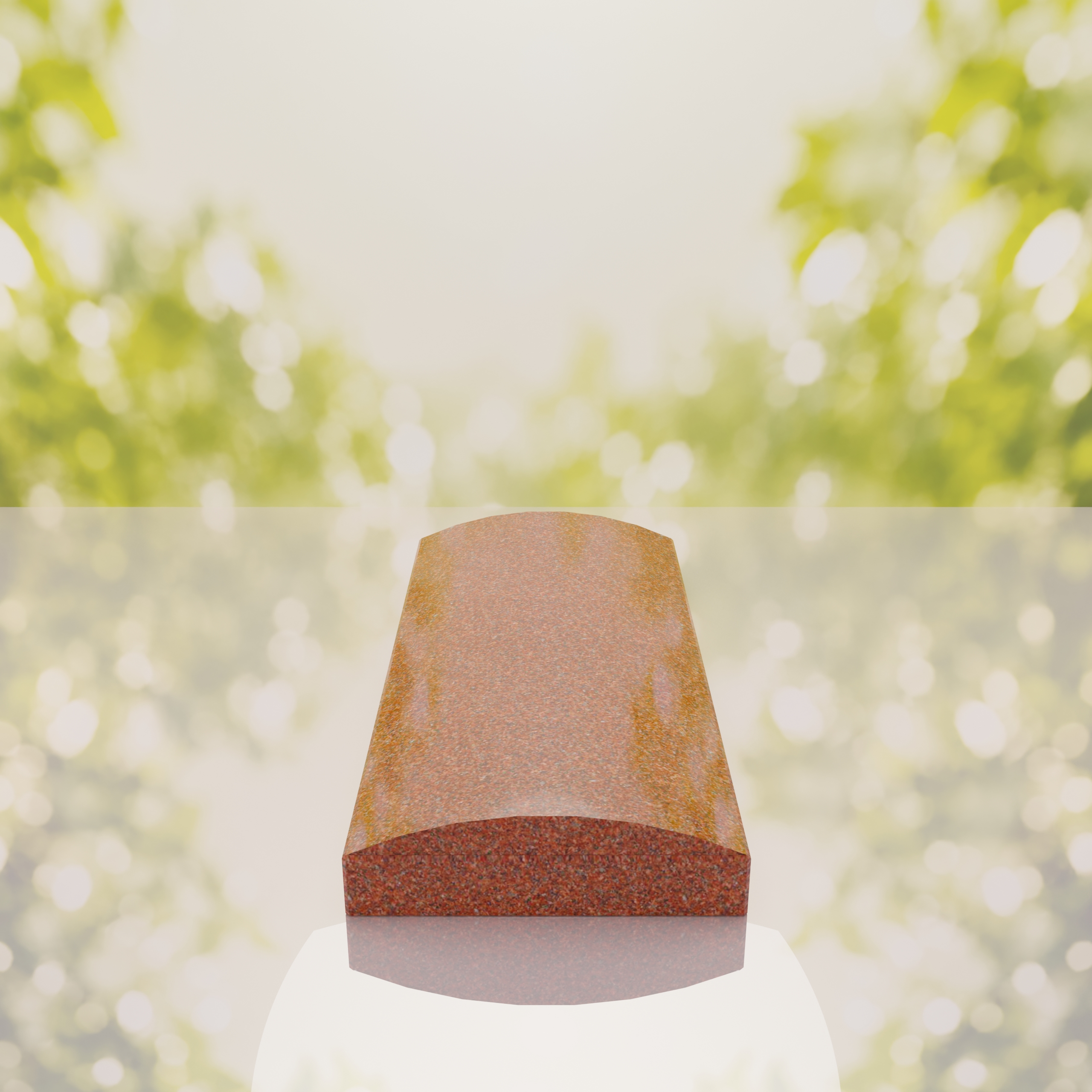 Arched Top Granite Ledger Memorial thumbnail 12