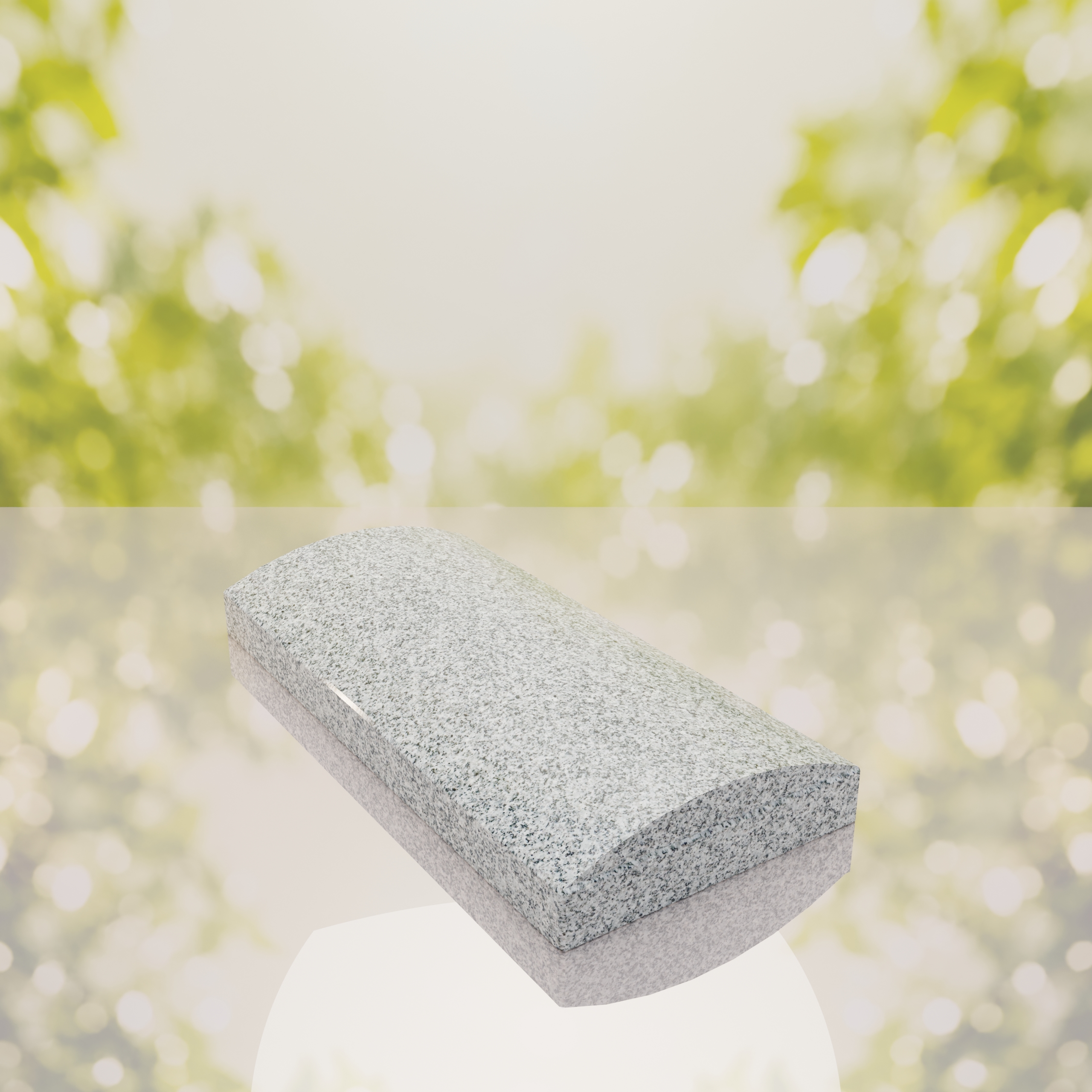 Arched Top Granite Ledger Memorial thumbnail 5