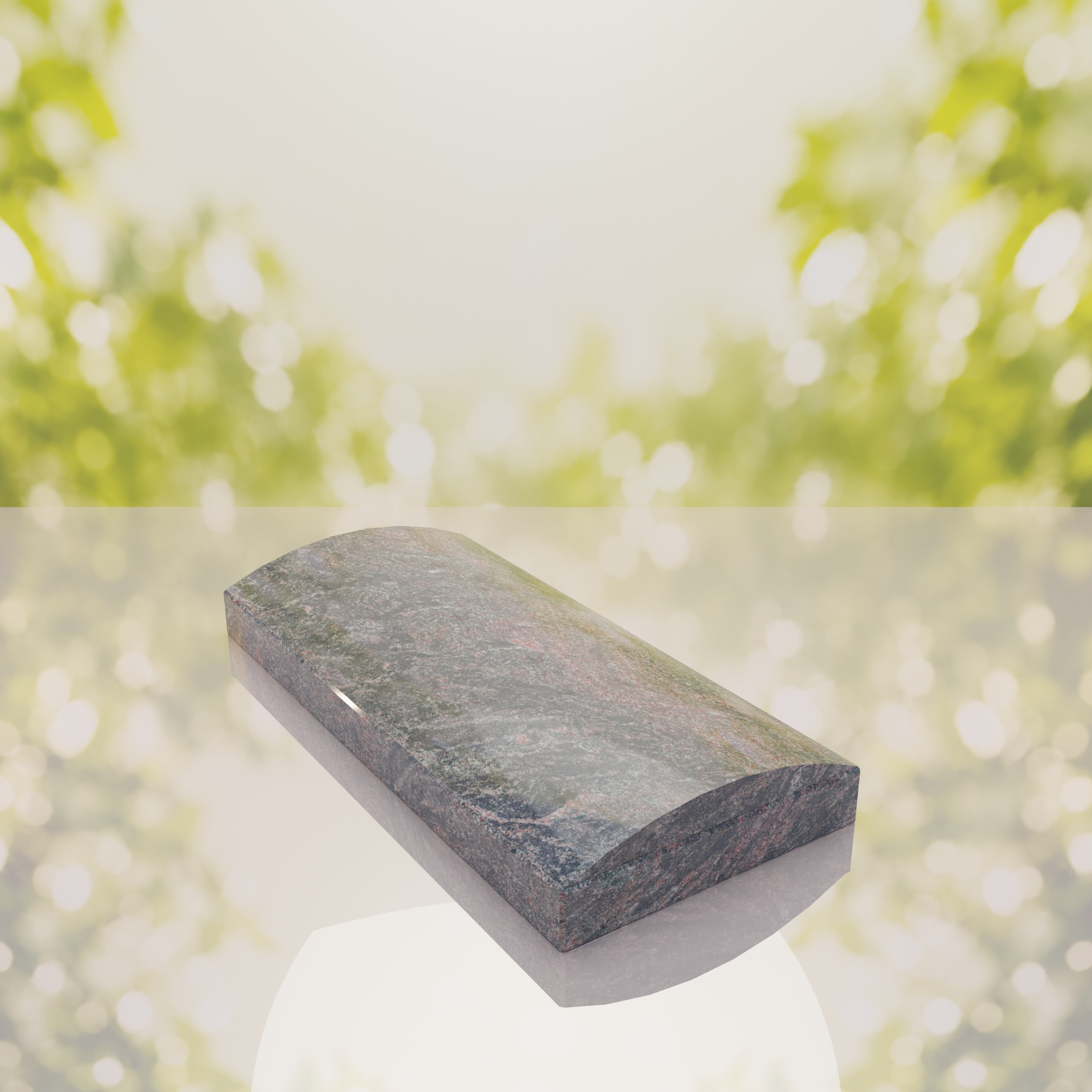 Arched Top Granite Ledger Memorial thumbnail 7