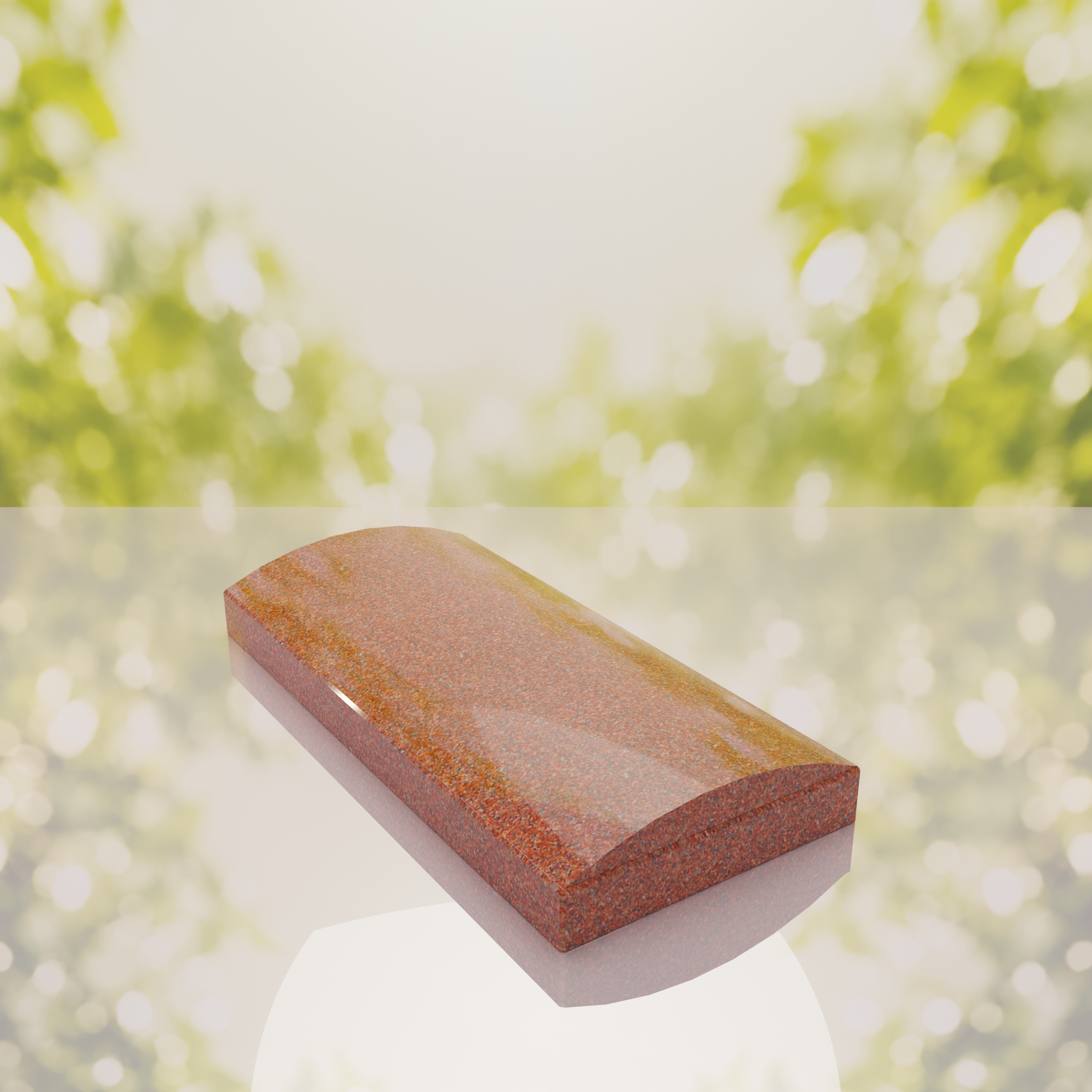 Arched Top Granite Ledger Memorial thumbnail 11