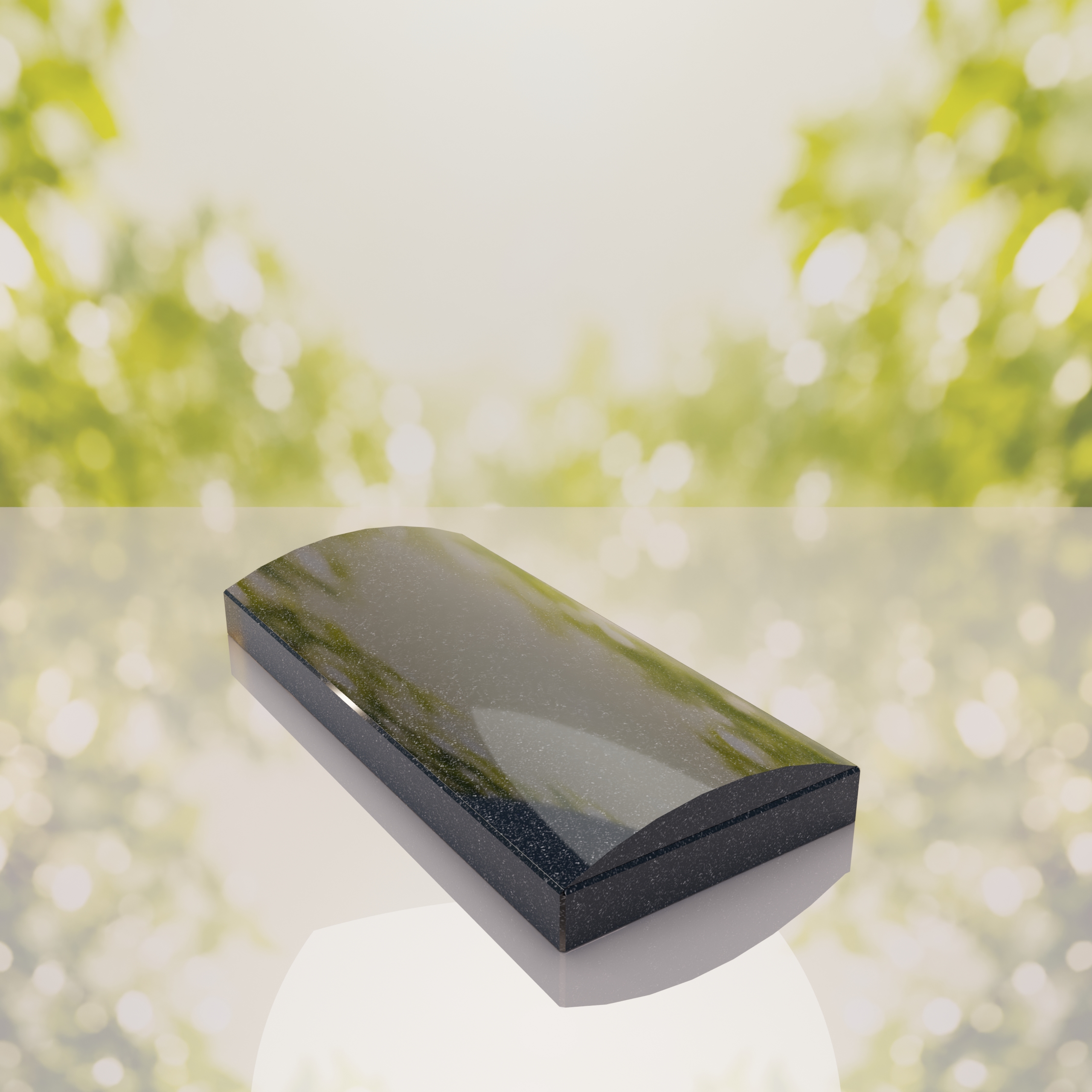 Arched Top Granite Ledger Memorial thumbnail 13