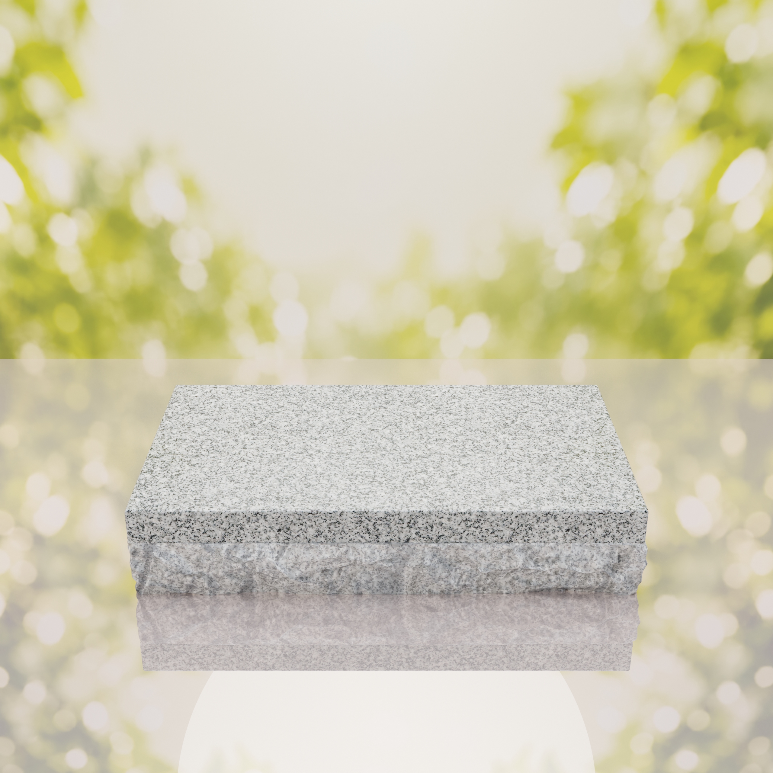 Rock Base Bevel Granite Grave Marker thumbnail 12