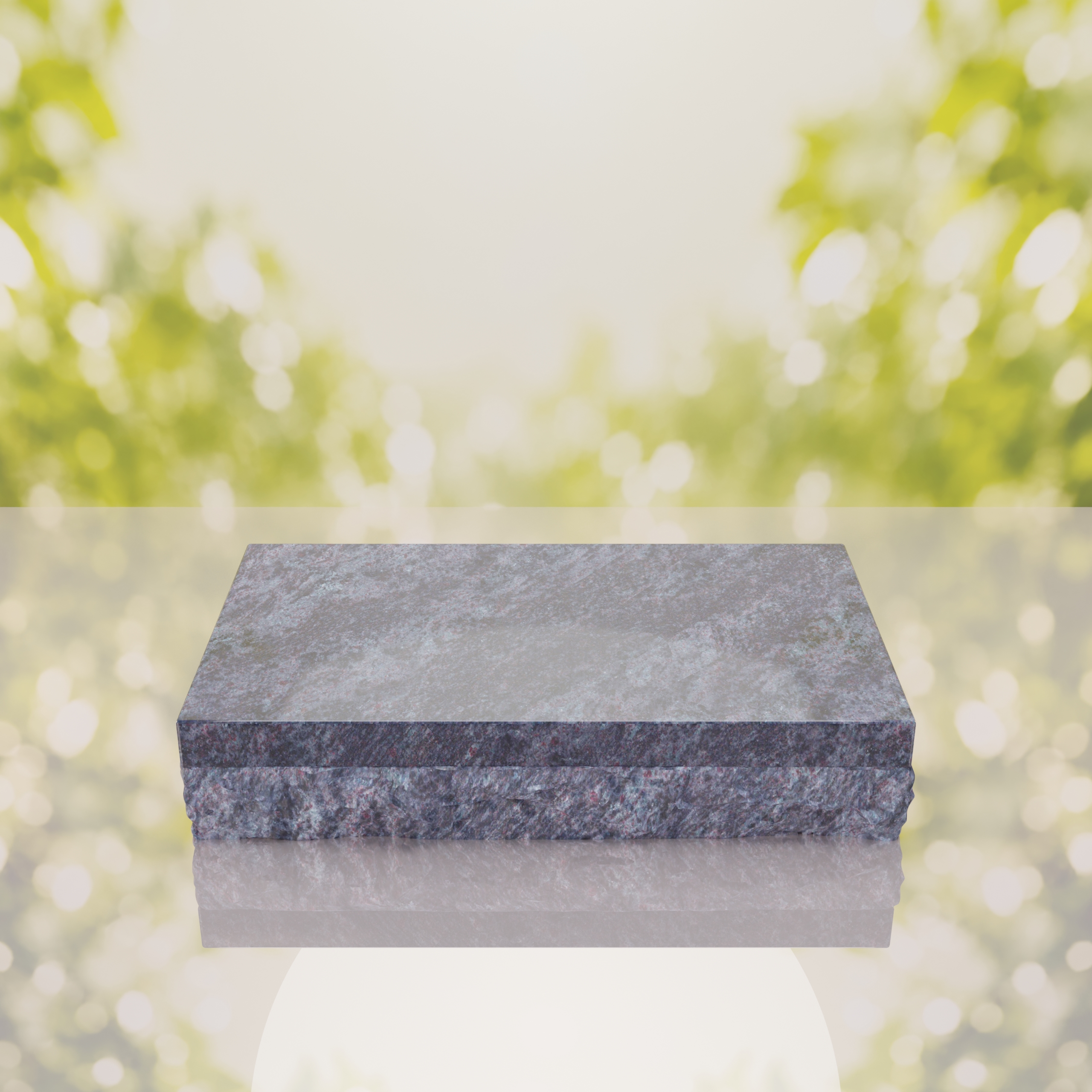 Rock Base Bevel Granite Grave Marker thumbnail 6