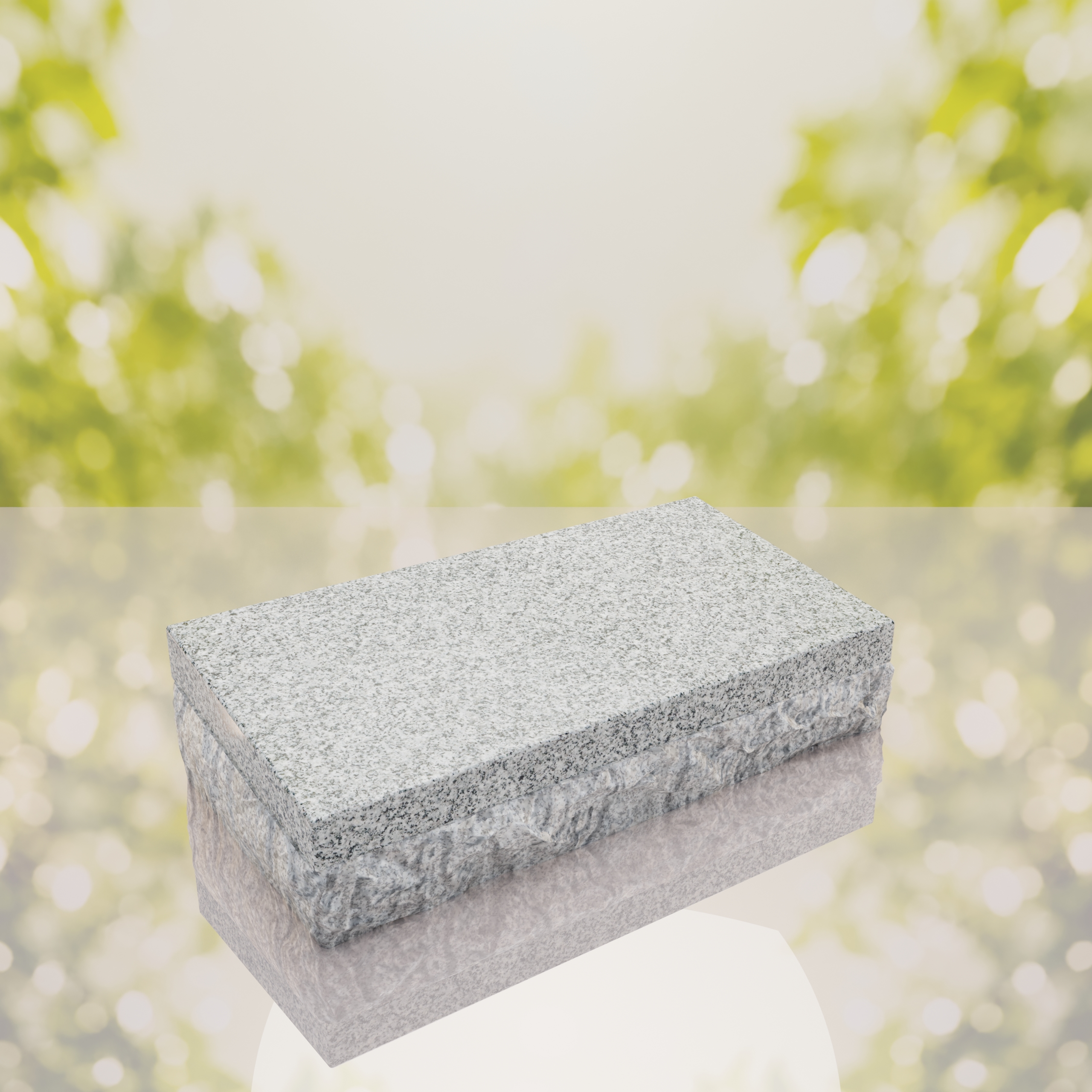 Rock Base Bevel Granite Grave Marker thumbnail 11