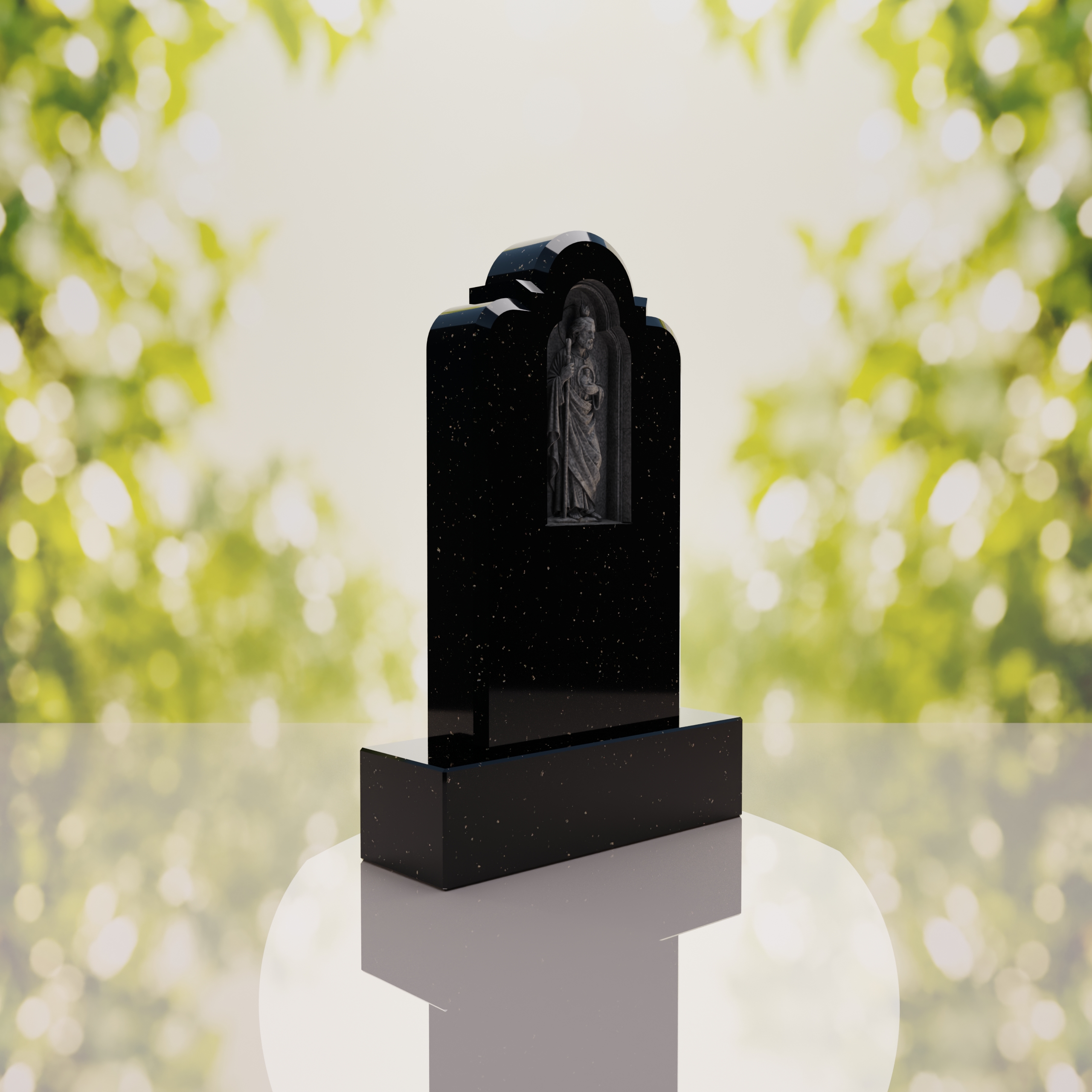 St. Jude Granite Headstone thumbnail 7