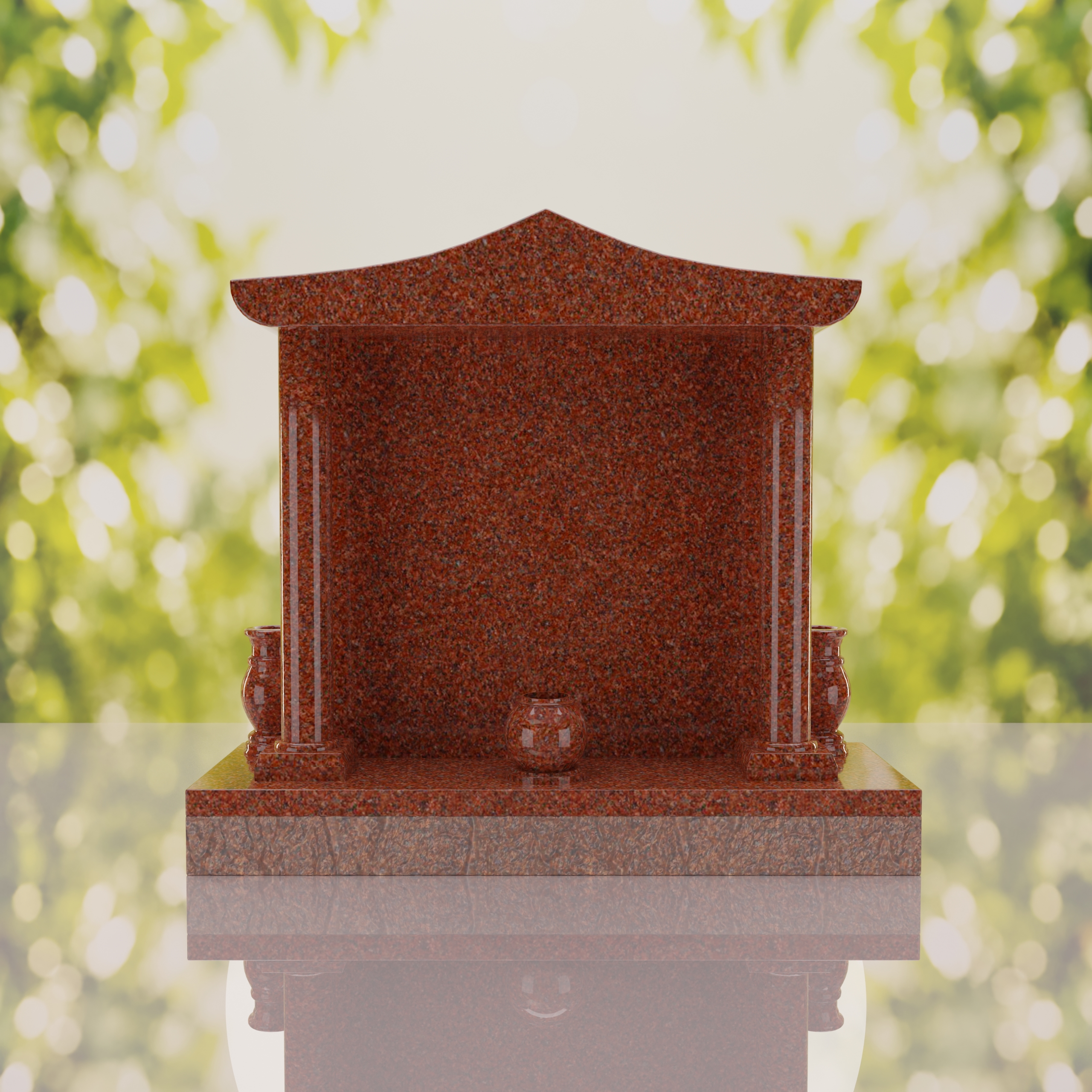 Asian Pavilion Granite Memorial thumbnail 2
