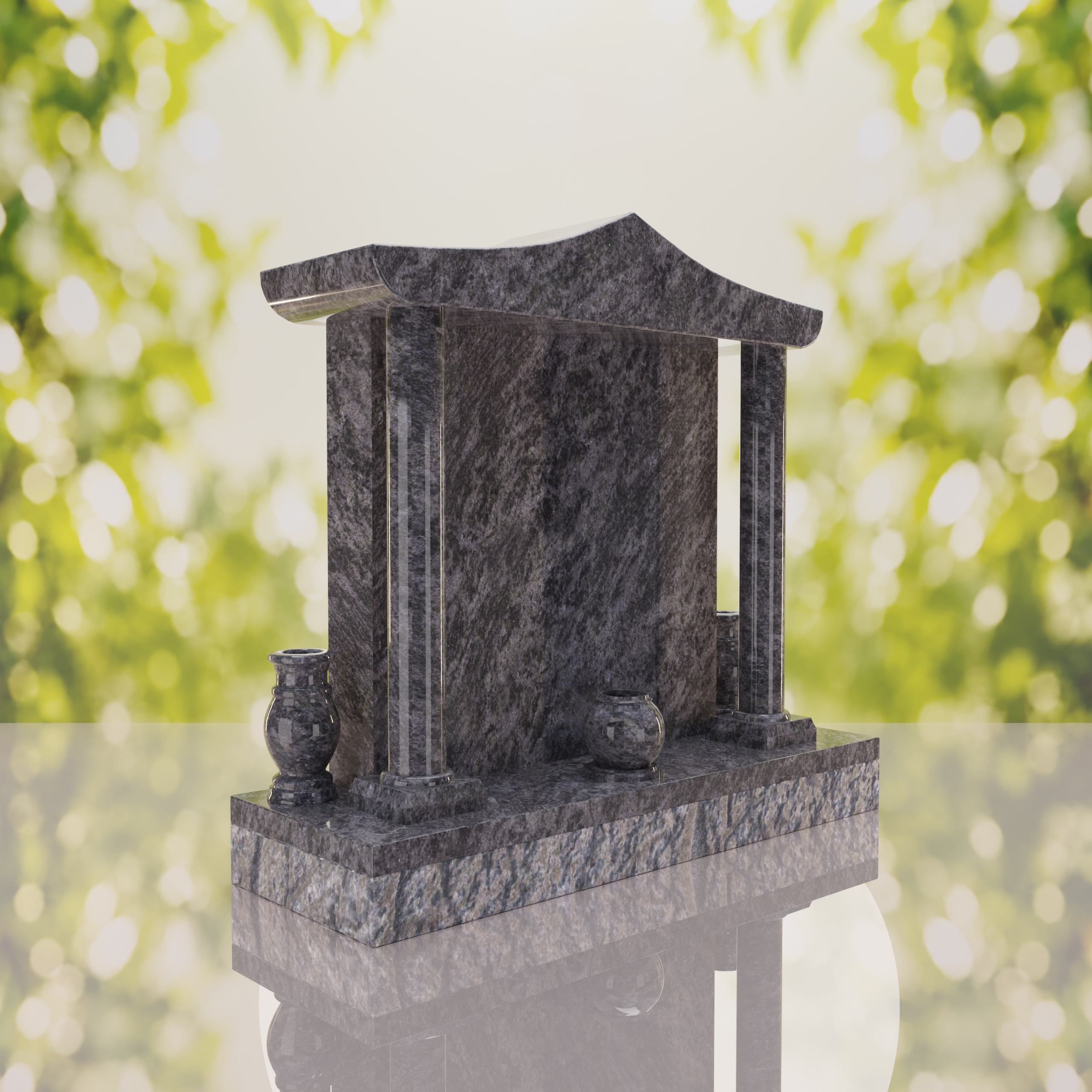 Asian Pavilion Granite Memorial thumbnail 7
