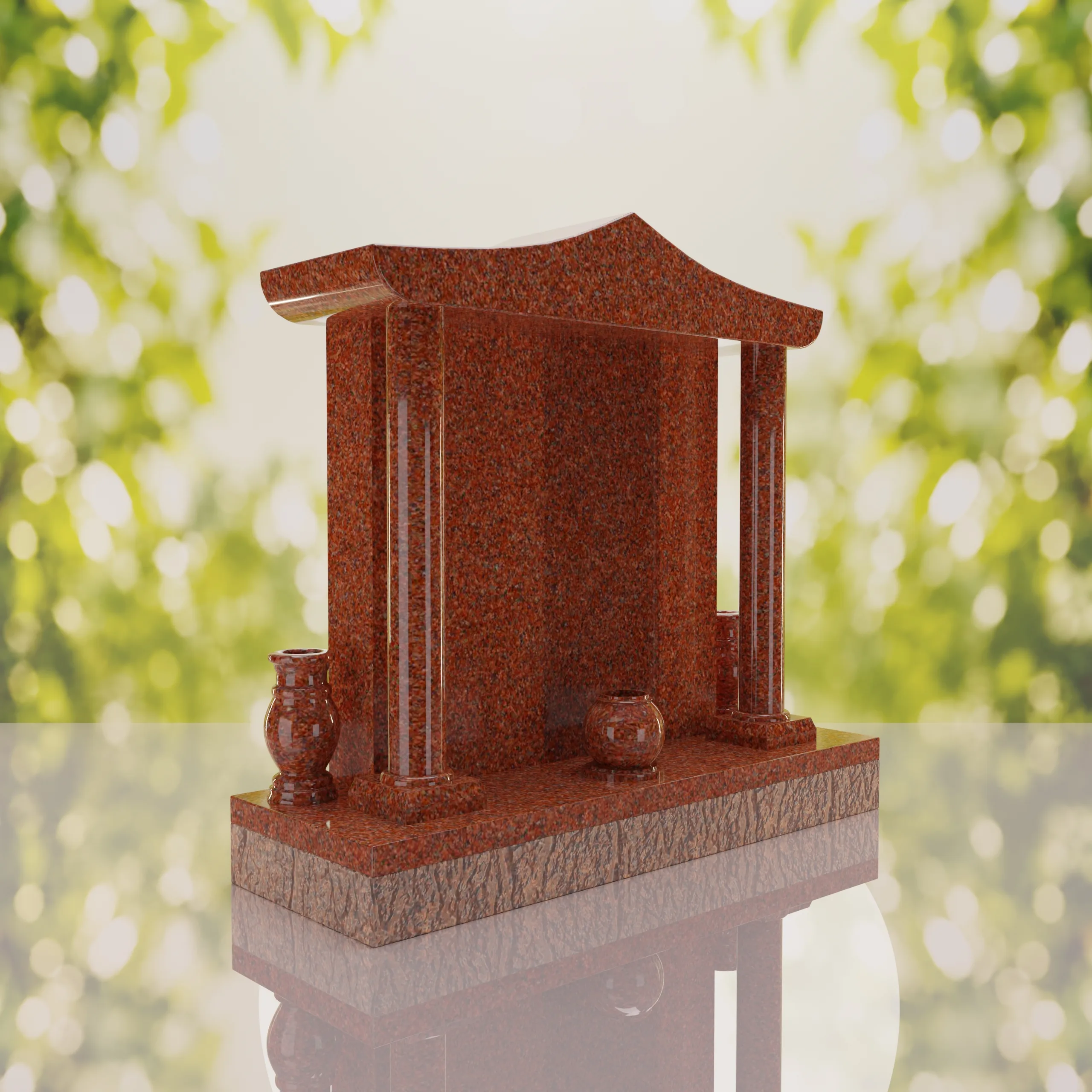 Asian Pavilion Granite Memorial